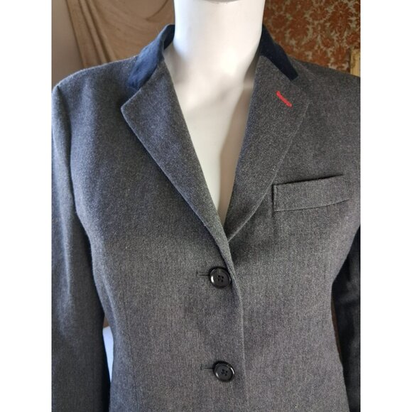 Rare Uniqlo Ines De La Fressange Button Up Blazer M - Picture 3 of 3